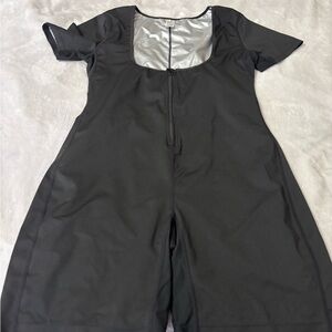 Black Short Sleeve Jumpsuit